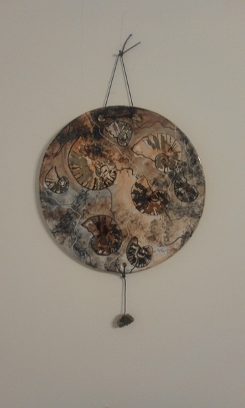 Wandplatte Ammonit 42€ 
